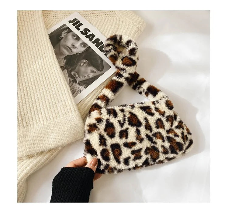 Animal Pattern Shoulder Clutch Bag