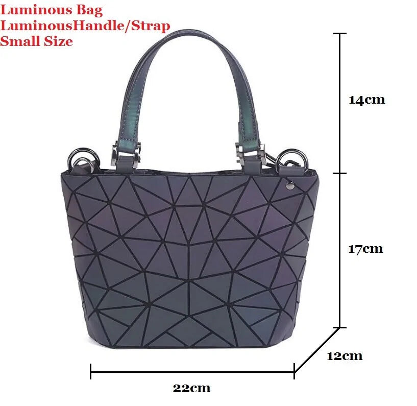 Women's Hot Luminous Geometric Laser Bag