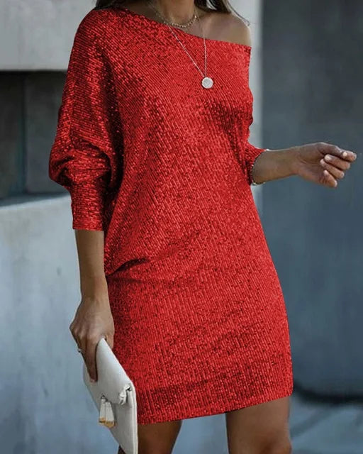 Chic Sequin Mini Dress For Women