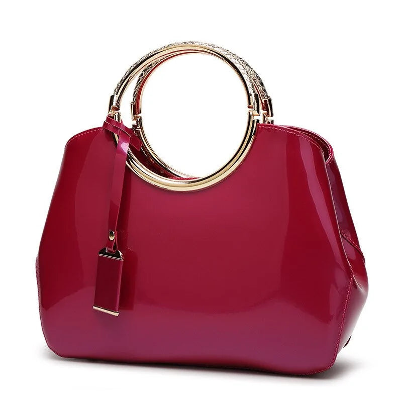 High Quality Patent Leather Women's Bag