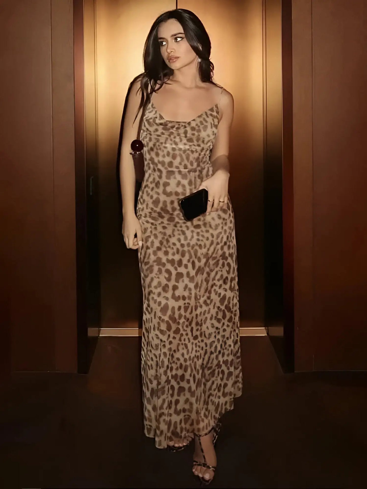 Eda Leopard Dress